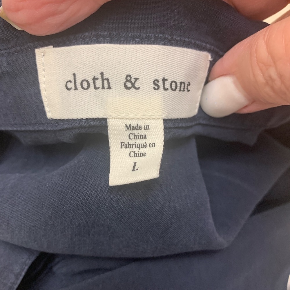 NWT Sundance Cloth & Stone Navy Blue Jumpsuit - Picture 11 of 14